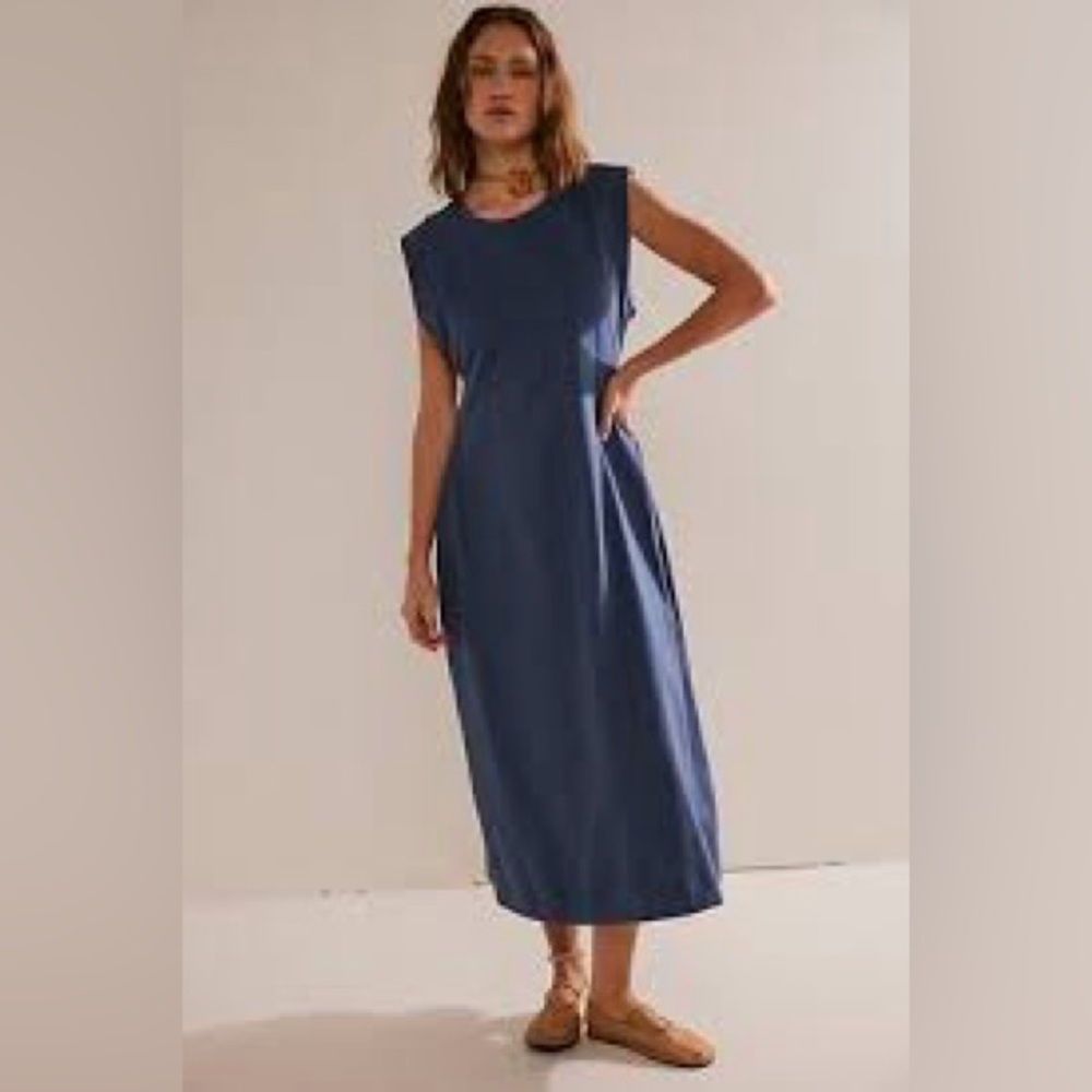 FREE PEOPLE NWT SIMONE MIDI DRESS - Picture 5 of 16